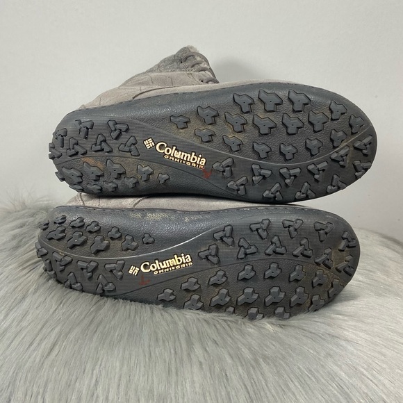 Columbia Powder Summit Wool Women Gray Waterproof Boots - Picture 7 of 8